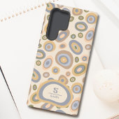 モダン モノグラム フォンケース - アブストラクト デザイン SAMSUNG GALAXYケース