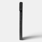 モダン モノグラム ブラック Case-Mate iPhoneケース (裏面 / 左)