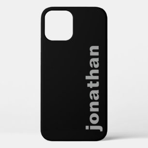 モダン モノグラム ブラック Case-Mate iPhoneケース iPhone 12 Proケース