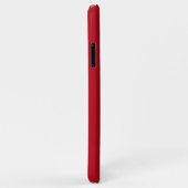 モダン モノグラム レッド Case-Mate iPhoneケース (裏面/右)