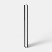 モダン モノグラム 黒と白のストライプ SAMSUNG GALAXYケース (左側面)