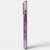 モダン モーヴ グレー フラクタルアート フラワー Case-Mate iPhoneケース (裏面 / 左)