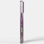 モダン モーヴ グレー フラクタルアート フラワー Case-Mate iPhoneケース (裏面 / 右)