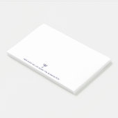 モダン（ユダヤ教）メノラーの賛美青い白の金ゴールドグラフィック ポストイット (アングル)