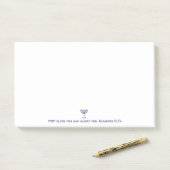 モダン（ユダヤ教）メノラーの賛美青い白の金ゴールドグラフィック ポストイット (デスク)