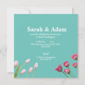 モダン ユニーク ミニマル お知らせ 保存 セーブザデート (裏面)