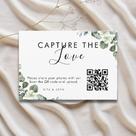 モダン・ユーカリ Capture The Love QRコード エンクロージャーカード