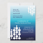 モダン ライツ 5x7 招待状 (正面)