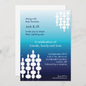 モダン ライツ 5x7 招待状 (正面/裏面)