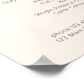 モダン，ラインアート，女性，リーフィ，サロン，聖書学者 ポスター (角)