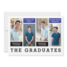 モダン ライン 兄弟 姉妹 卒業おめでとう