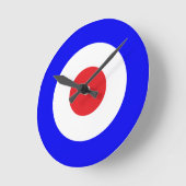 モダン ラウンド壁時計 (傾斜)