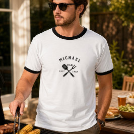 モダン・ラスティック ベスト・ダッド・エバー BBQ 父の日 Tシャツ