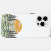 モダン・ラスティック・マウンテン・フォレスト Case-Mate iPhoneケース (裏面 (横))