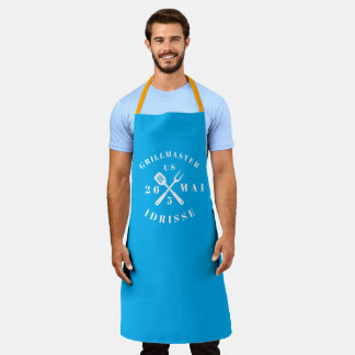 モダン・ラスティック GRILLMASTER オーダーメイド カジュアル 大人用エプロン エプロン