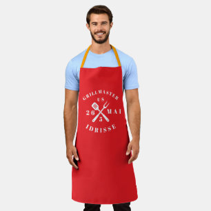 モダン・ラスティック GRILLMASTER オーダーメイド カジュアル 大人用 エプロン