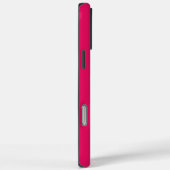 モダン ラズベリー モノグラムイニシャル モダン Case-Mate iPhoneケース (裏面 / 右)
