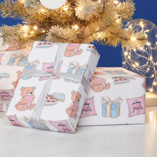 モダン ラッピングペーパー (クリスマス)