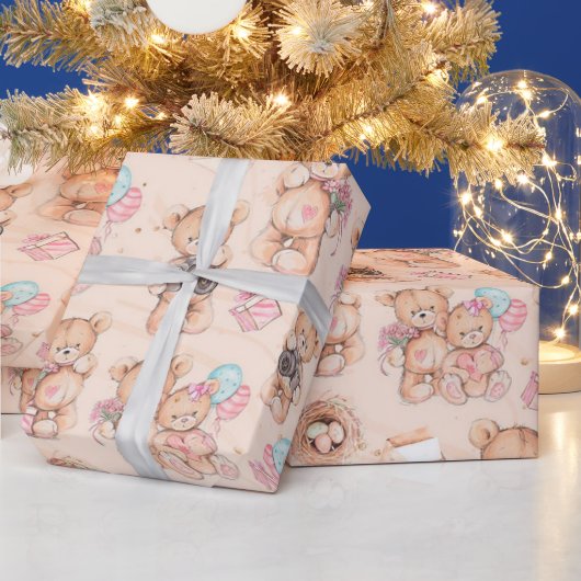 モダン ラッピングペーパー (クリスマス)