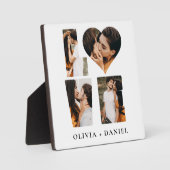 モダン ラブ ハート フォト インスタグラム バレンタインデー フォトプラーク (正面)