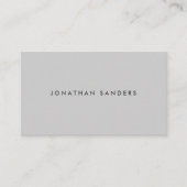 モダン&ラミニマルイトグレー 名刺 (正面)