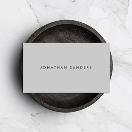 モダン&ラミニマルイトグレー 名刺