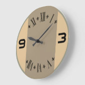 モダン  ラージ壁時計 (傾斜)