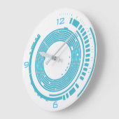 モダン ラージ壁時計 (傾斜)