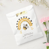 モダン レインボー マルハナバチ ハチミツ ハチ 赤ちゃん歓迎会 フェイバーバッグ (封をした状態)