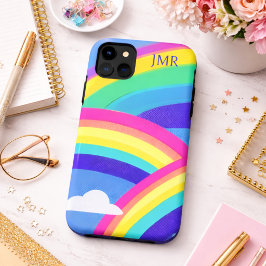 モダン レインボー モノグラム iPhone 11 ケース