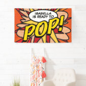 モダン レディ トゥ ポップ ベイビー シャワー スプリンクル 横断幕 (インサイチュ)