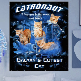 モダン・レトロペットの名前 ねこ スペース 写真 ブートレグ ポスター