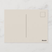 モダン レトロ グルーヴィー グレー 18歳の誕生日 ポストカード (裏面)