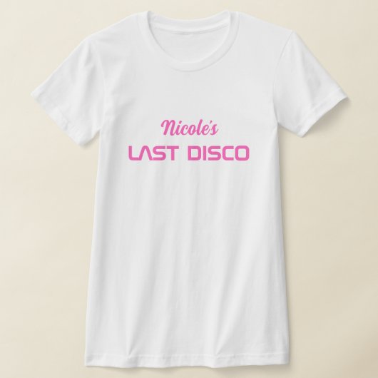 モダン レトロ スペース ブライズメイド Tシャツ (レイダウン)
