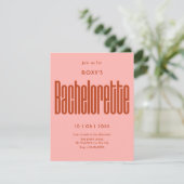モダン レトロ ブライズパーティ 招待状 (スタンド正面)