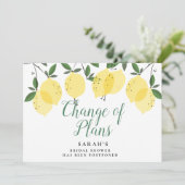 モダン レモン 変更 プラン ブライダル シャワー セーブザデート (スタンド正面)
