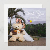 モダン ロマンティック サンクス ウェディング (正面/裏面)