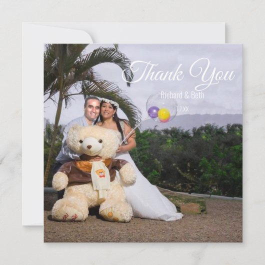 モダン ロマンティック サンクス ウェディング (正面)