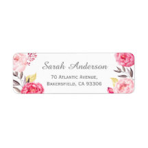 モダン ロマンティック ボタニカル おしゃれな ピンクの花