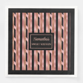 モダン ローズゴールド ナプキン おしゃれ テーブル オーガナイザー (正面)