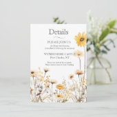 モダン ワイルドフラワー エンクロージャーカード (スタンド正面)