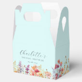 モダン ワイルドフラワー ブライダルシャワー フェイバーボックス (オープン)