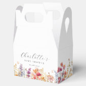 モダン,ワイルドフラワー,赤ちゃんシャワー フェイバーボックス (オープン)