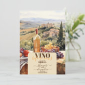 モダン ヴィノ ビフォー ヴォウズ ブライダルシャワー 招待状 (スタンド正面)