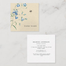 モダン ヴィンテージ シンプル ビー ハニー ベル フラワー カートン