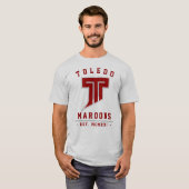 モダン ヴィンテージ トレド マルーンズ エスト. Tシャツ (正面フル)