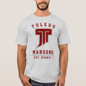 モダン ヴィンテージ トレド マルーンズ エスト. Tシャツ (正面)