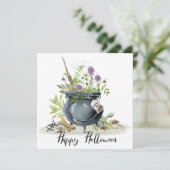 モダン ヴィンテージ ハロウィン 大釜のレシピ 1 (スタンド正面)