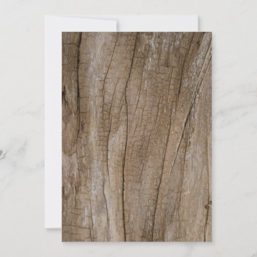 モダン ヴィンテージ バーンワッド カントリー メイソンジャー ウェディング 招待状 (裏面)