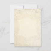 モダン ヴィンテージ レース ティー ステンド ハイドランジアとローズ (裏面)